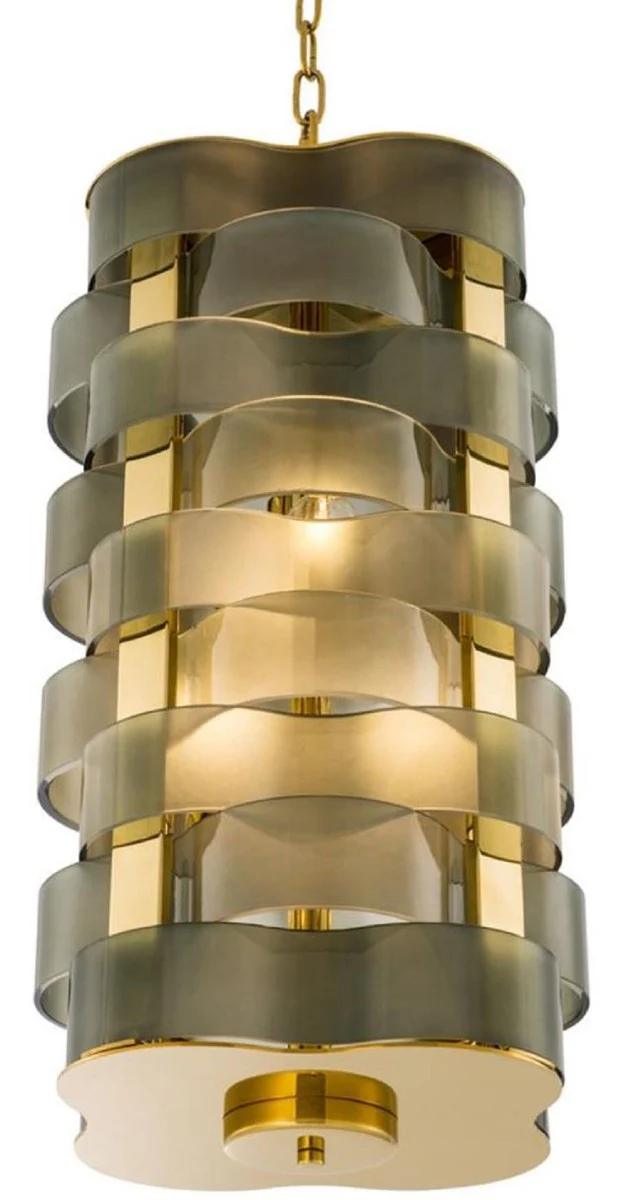 Casa Padrino Araña de Lujo Oro / Verde 33 x 33 x H. 67 cm - Calidad de Lujo