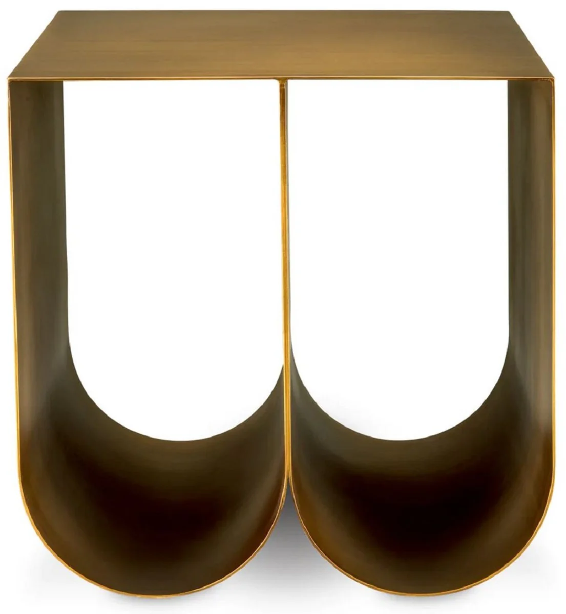 Casa Padrino mesa auxiliar de metal de lujo lat¨®n 50 cm