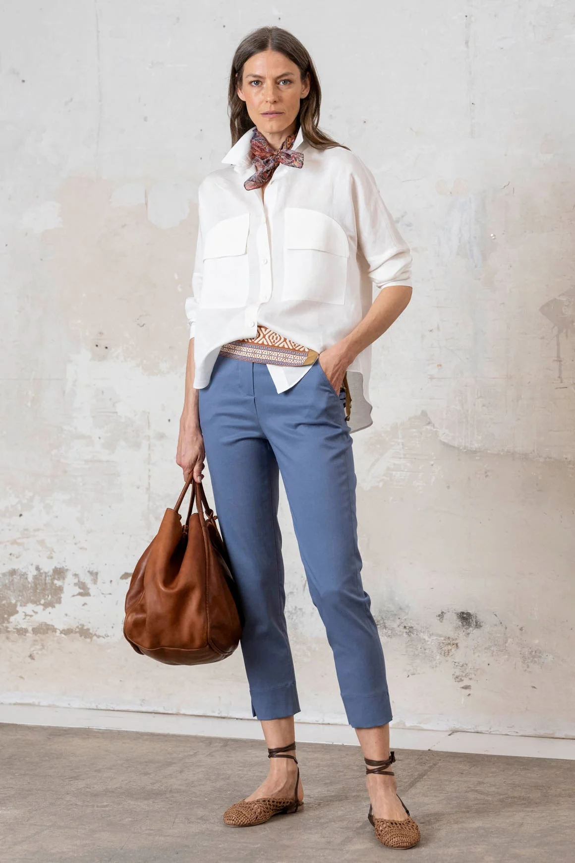 Rivera-spain Camisa Luserna blanco