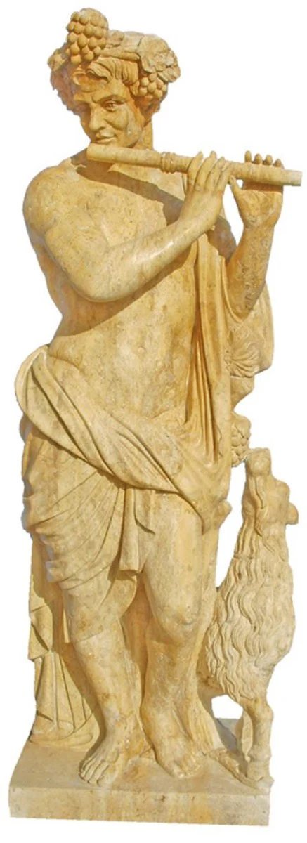 Casa Padrino escultura de m¨¢rmol estilo antiguo beige A. 200 cm