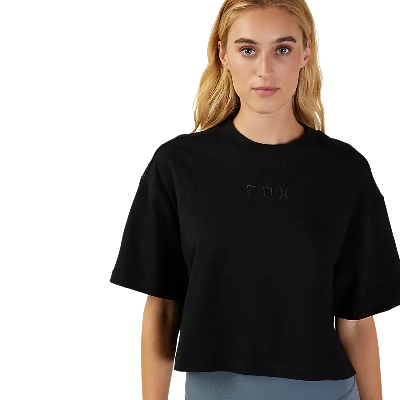 Womens Wordmark Premium Crop Tee