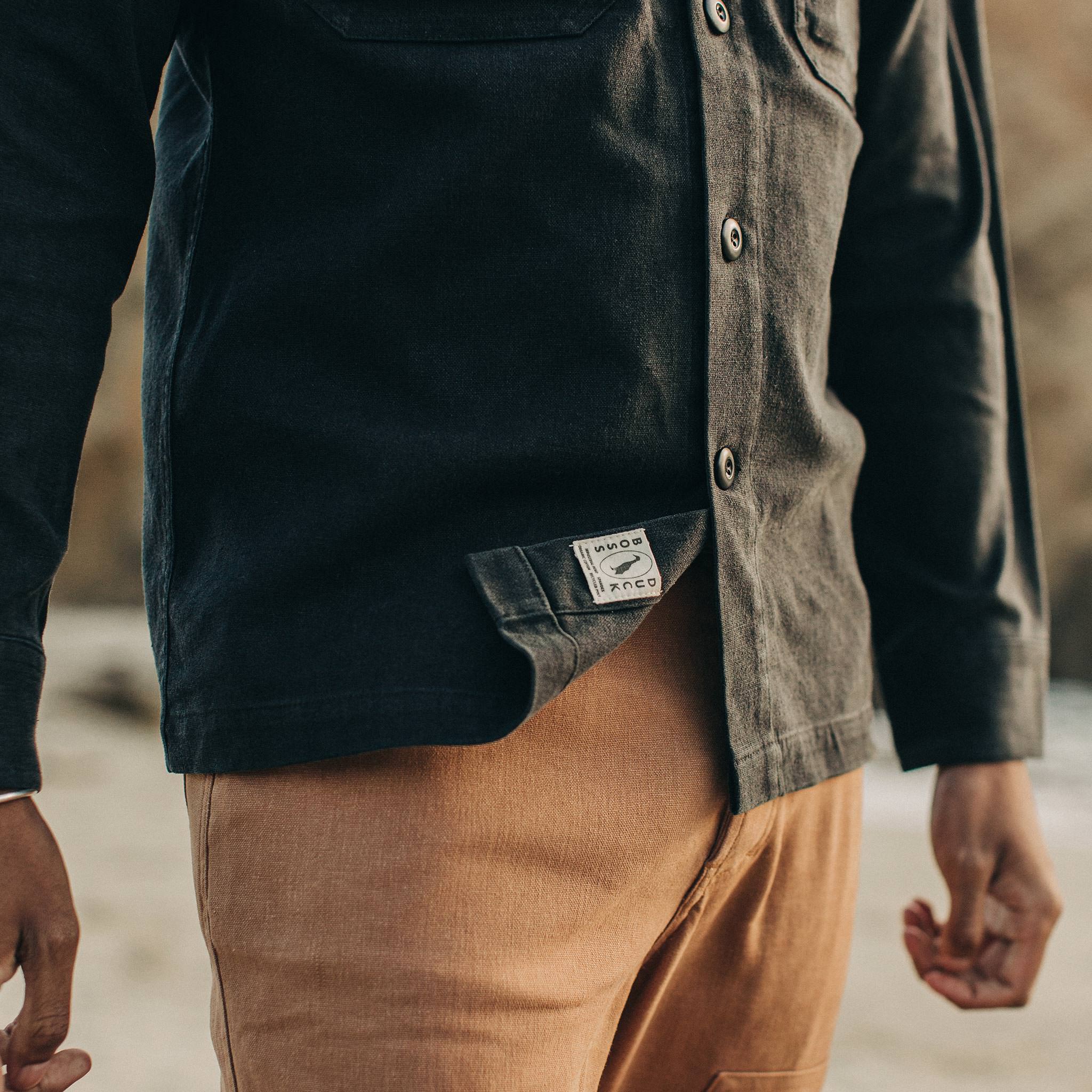 The Shop Shirt in Coal Boss Duck