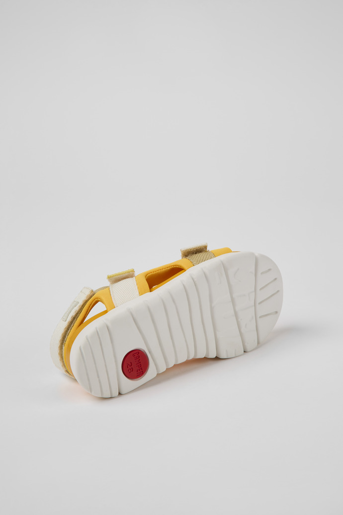 Twins Orange fabric sandals for boys