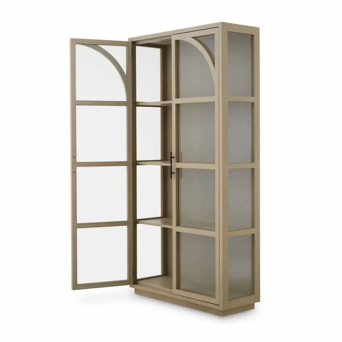 Casa Padrino vitrina de lujo beige / bronce 118 x 44,5 x A. 210 cm - Luxury Interior