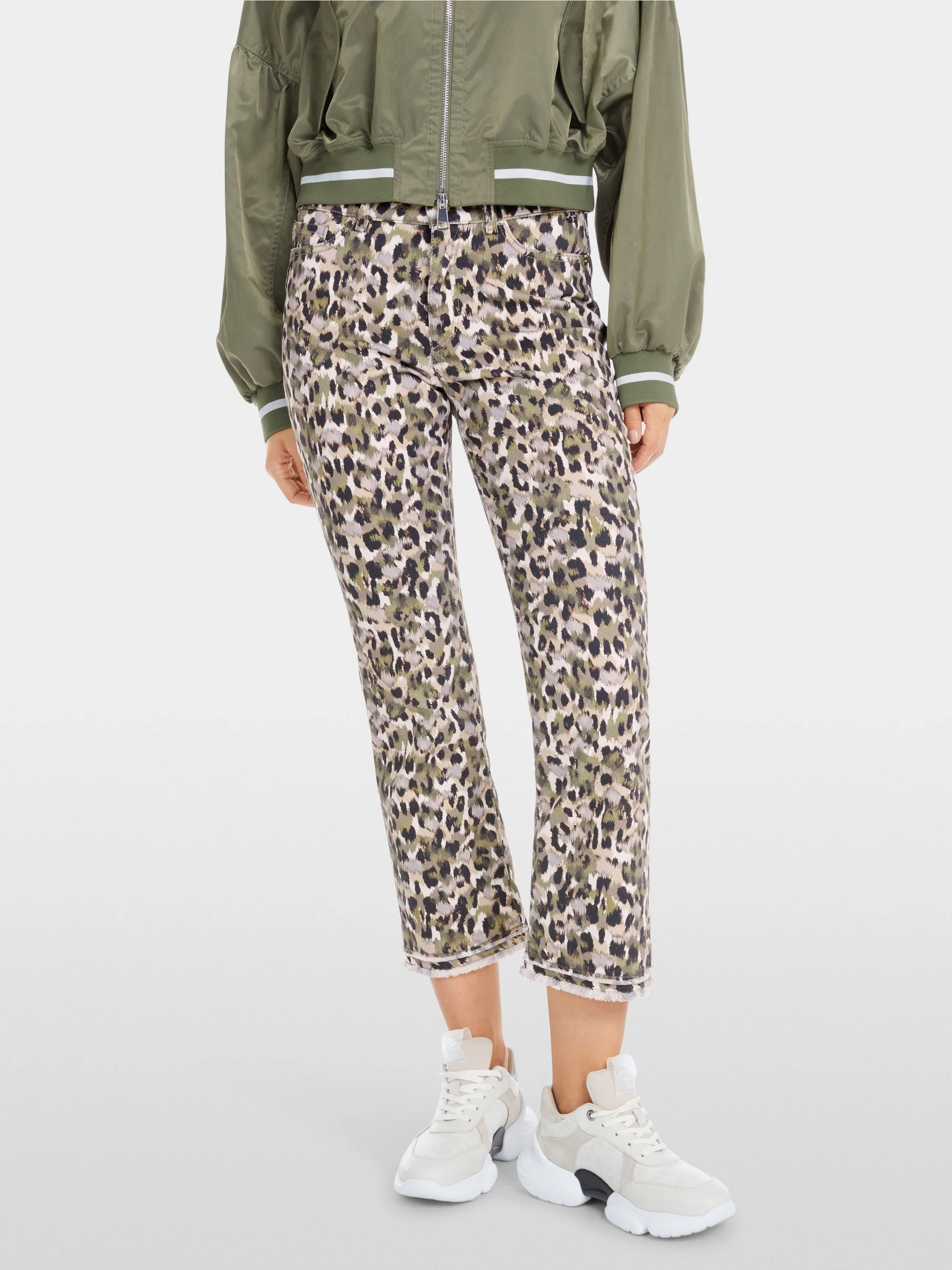 Marc-Cain FORLI leopard print jeans