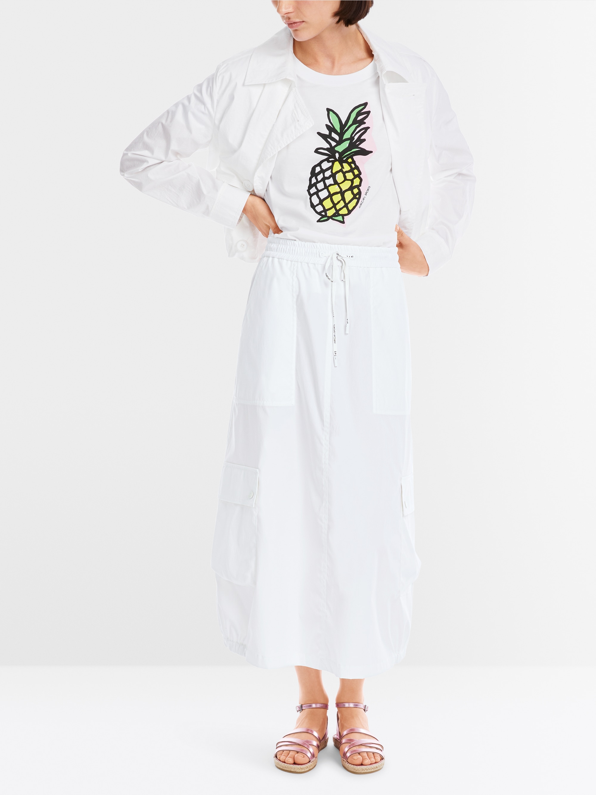 Marc-Cain Rethink Together parachute skirt