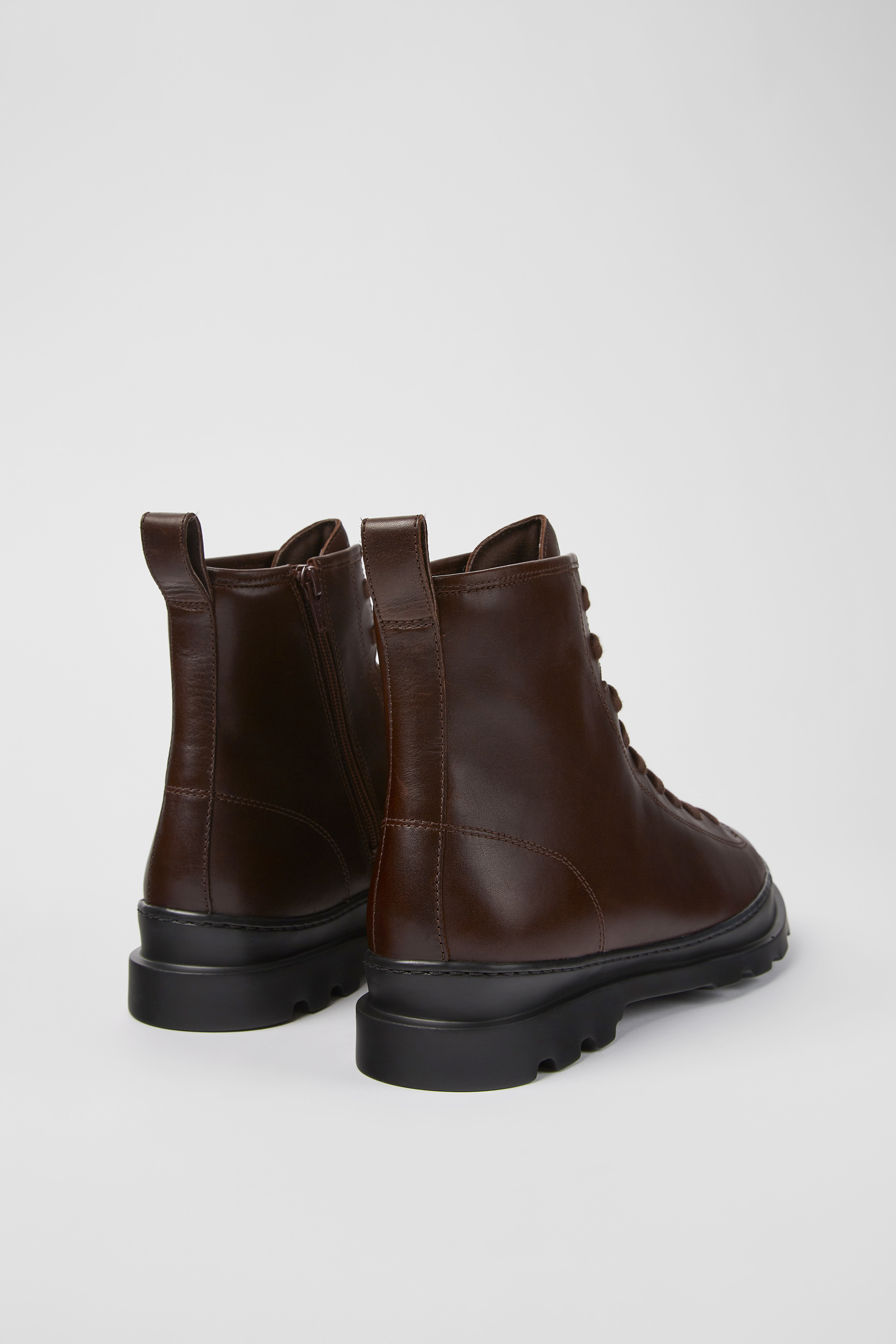 Brutus - Burgundy medium lace boot for men