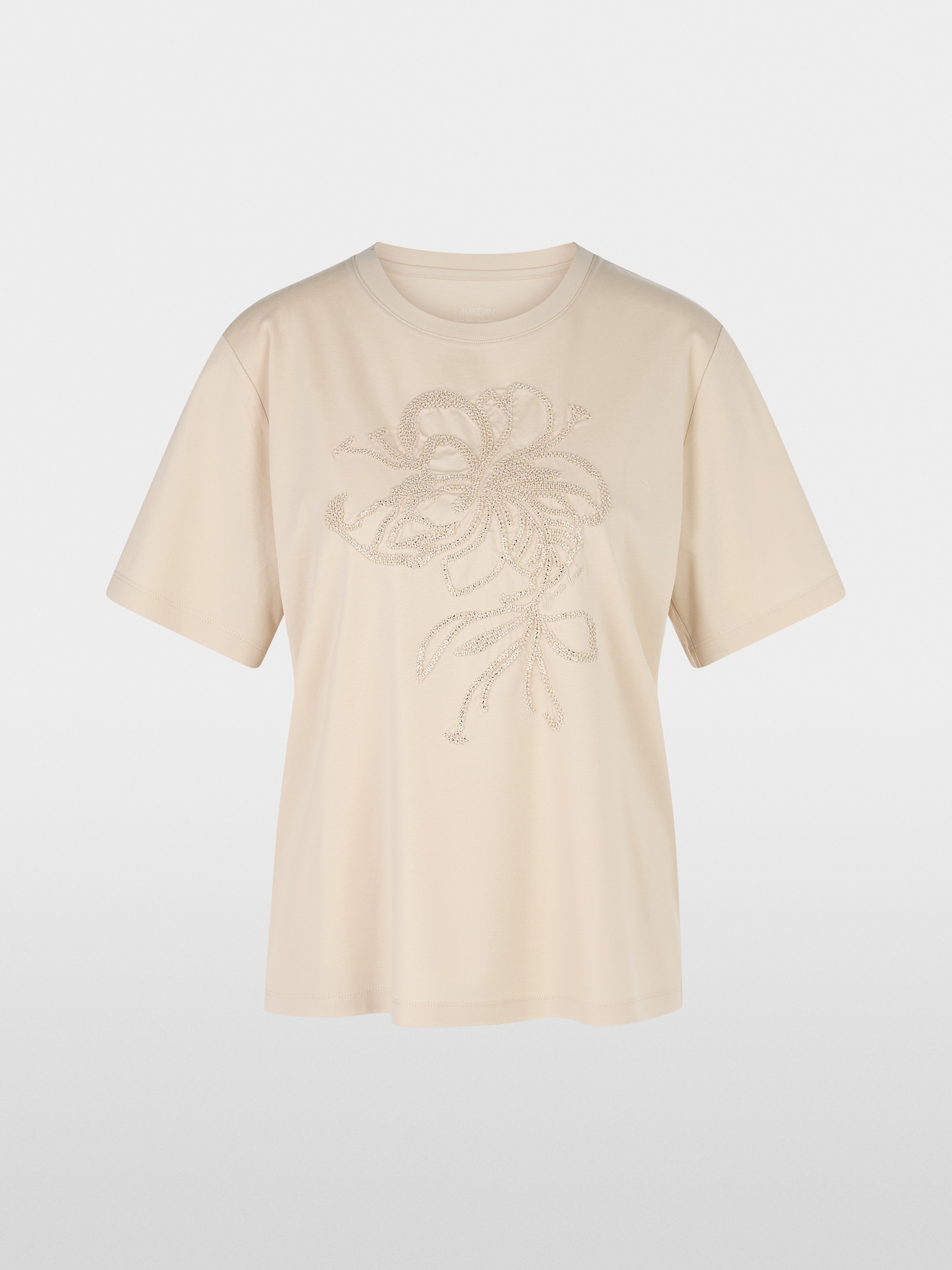 Marc-Cain Embroidered T-shirt in pure cotton