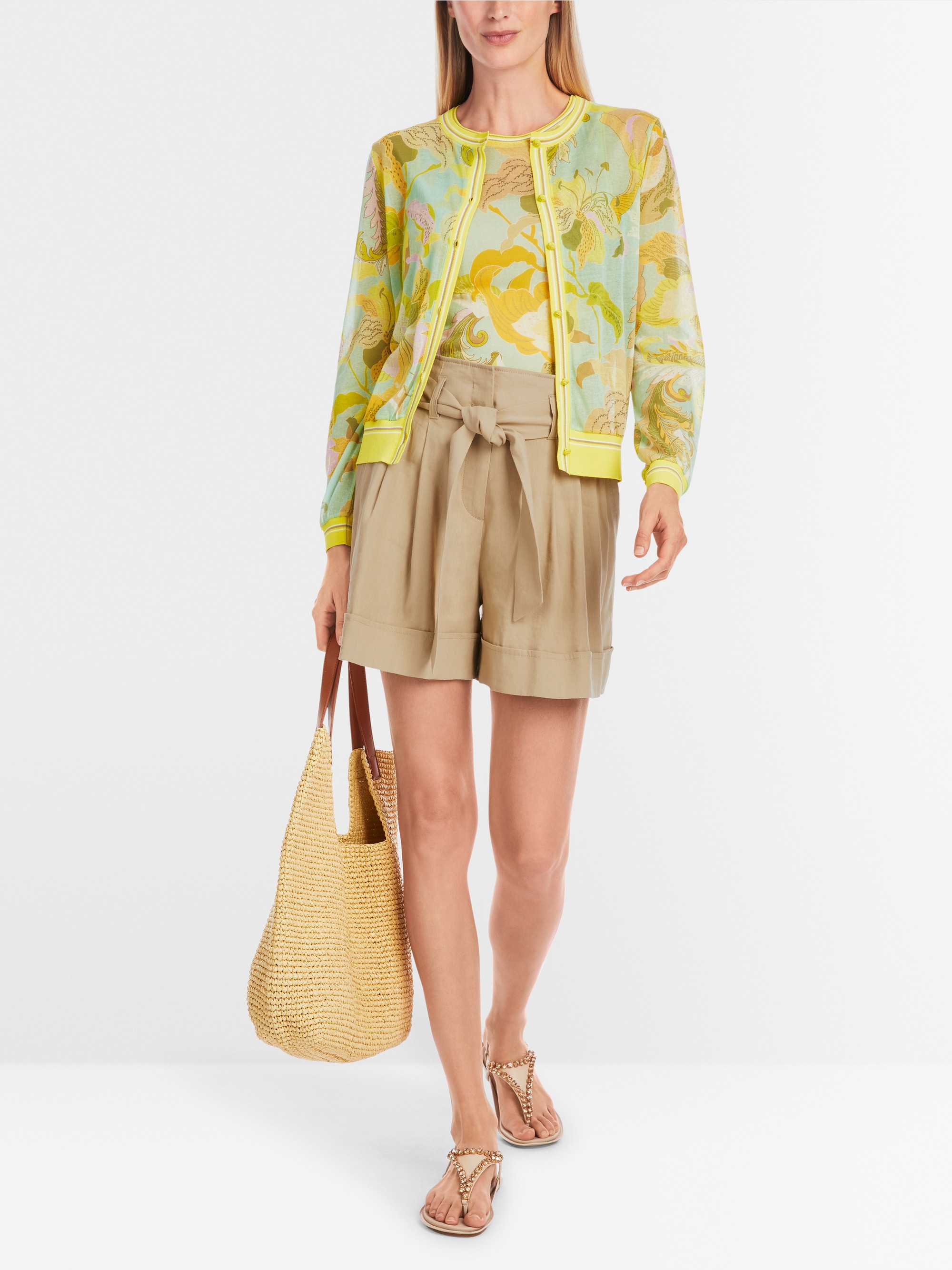 Marc-Cain Print cardigan - Knitted in Germany