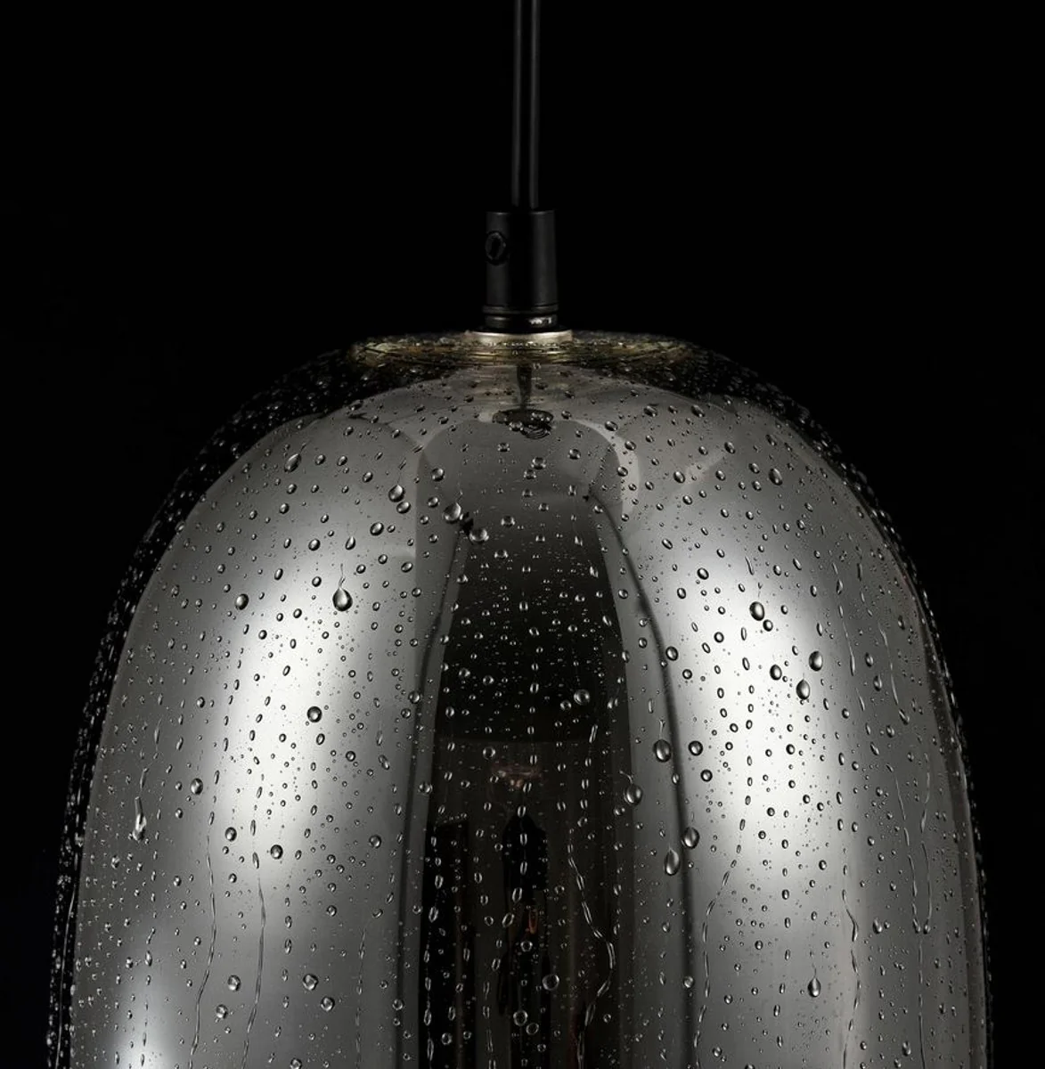 Casa Padrino lámpara colgante / luz colgante con efecto de lluvia Ø 17,5 x H. 25 cm - Luces y Lámparas