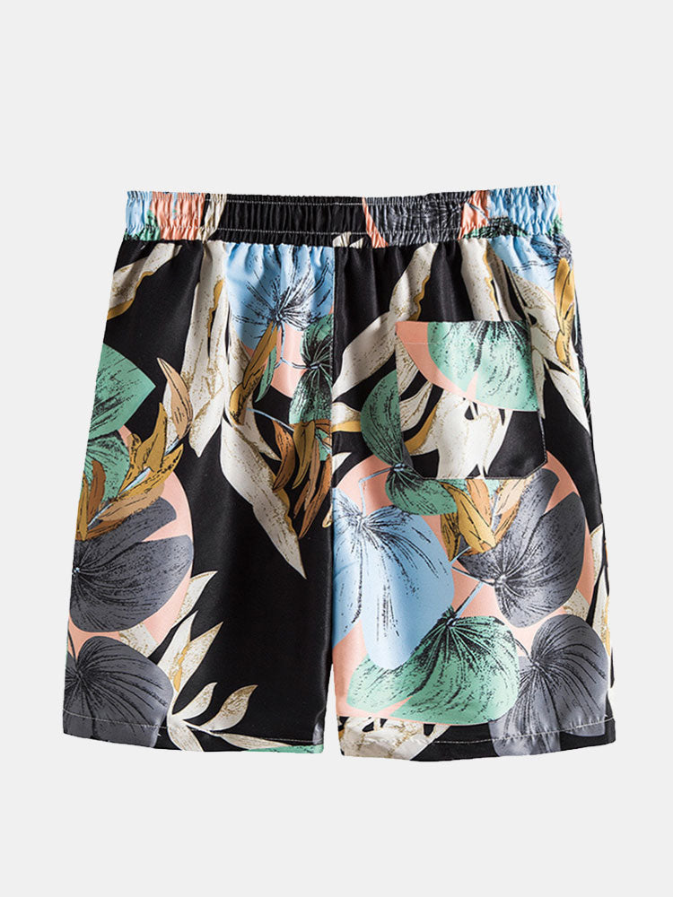Tropical Print Shirt & Shorts