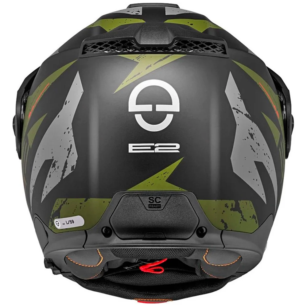 CASCO TRAIL MODULAR SCHUBERTH E2 EXPLORER - VERDE MATE