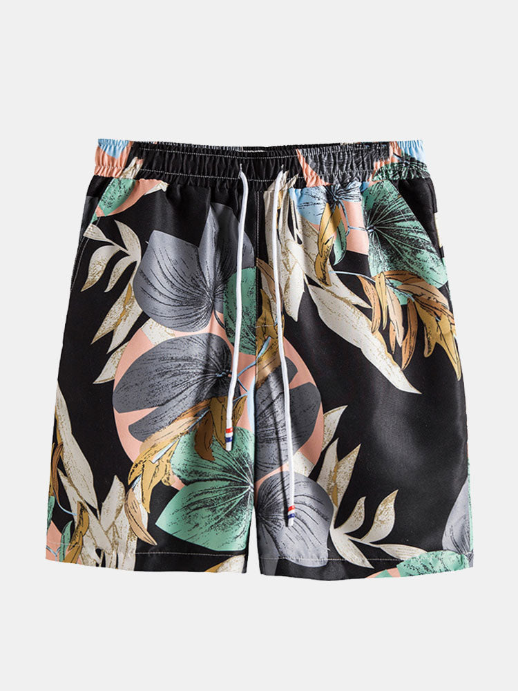 Tropical Print Shirt & Shorts