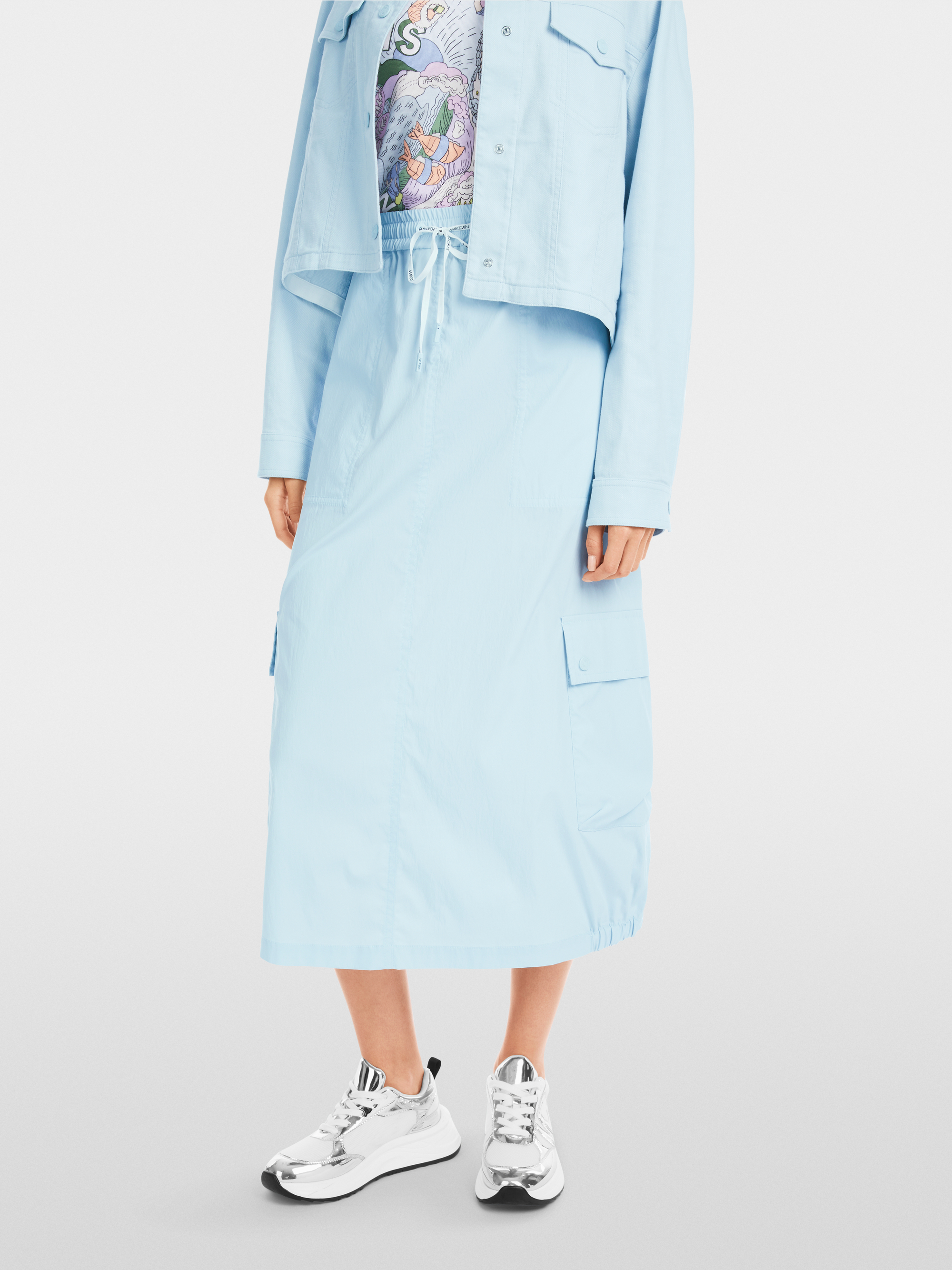 Marc-Cain Rethink Together parachute skirt