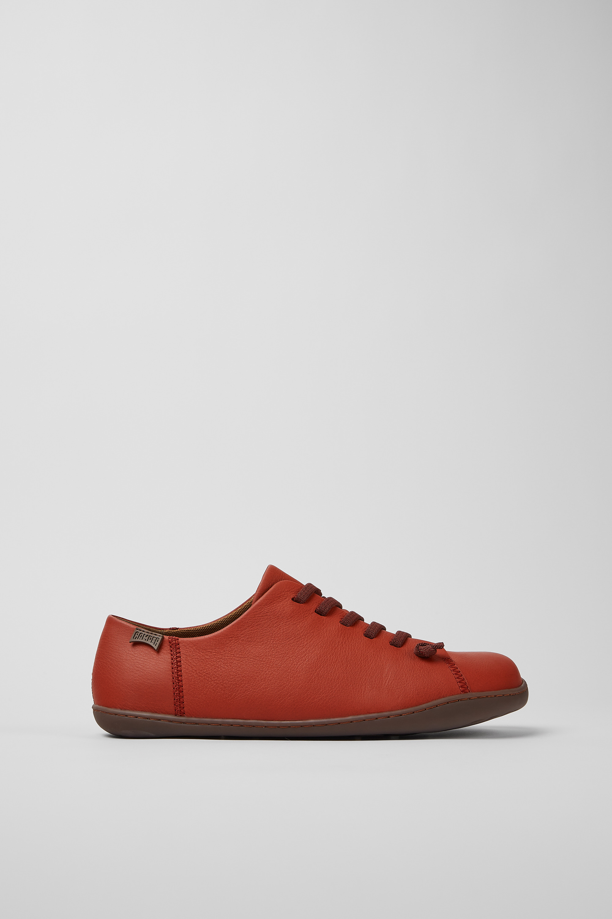 Peu - Red leather shoes for men