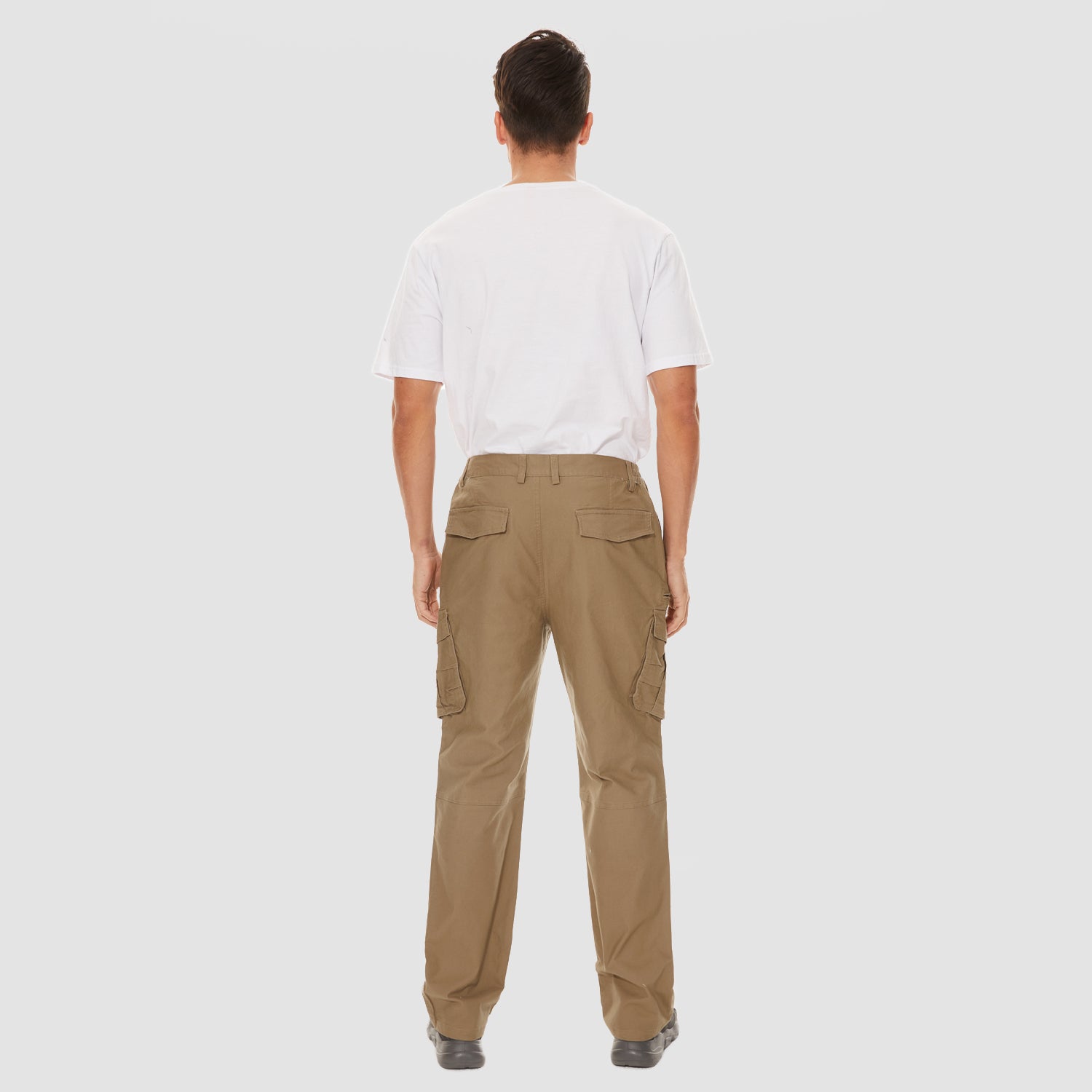 Men's Cargo Pants Ripstop Straight Leg Pants Outdoor Casual Fishing Pant with 7 Pockets