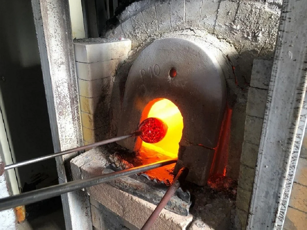 Casa Padrino conjunto de 6 vasos de agua de cristal de Murano de lujo colorido ? 8 x A. 10,5 cm - Hecho en Italia