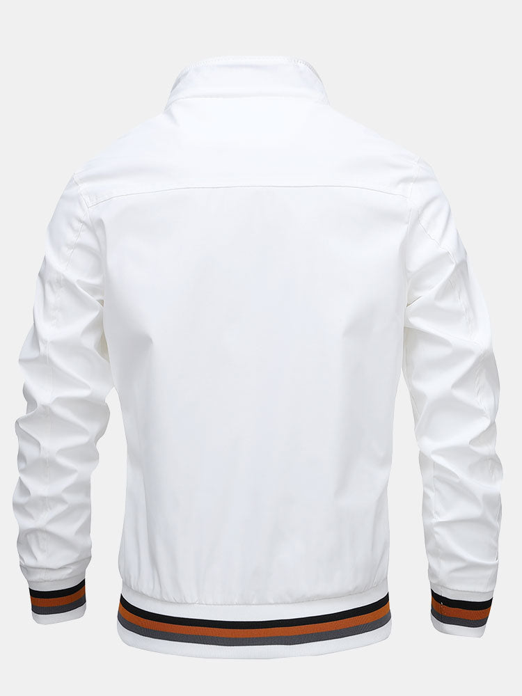 Zip Through Harrington Jacket