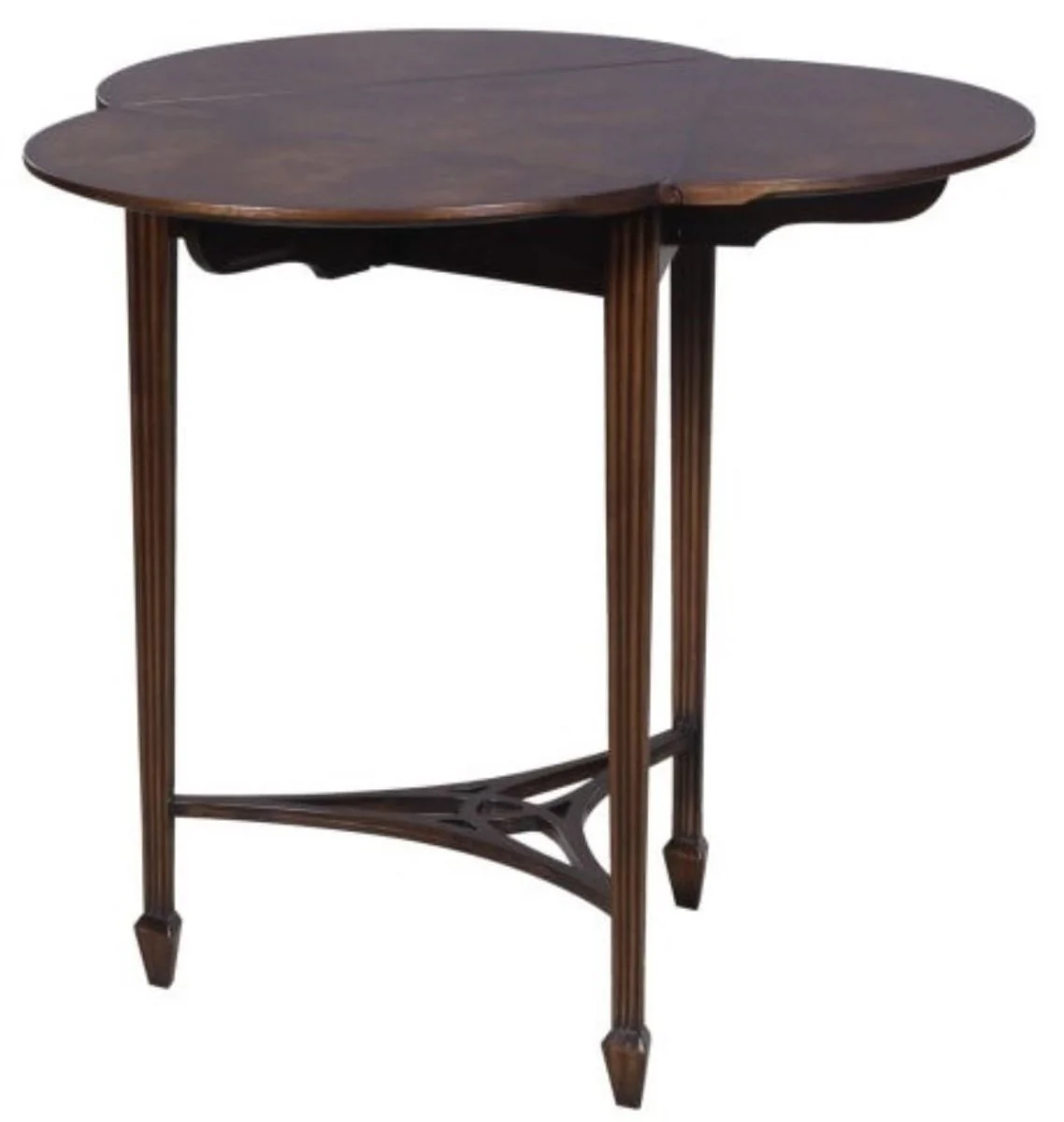 Casa Padrino Mesa Auxiliar de Caoba de lujo Marr¨®n 52 x 46 x H. 71 cm - Calidad de Lujo