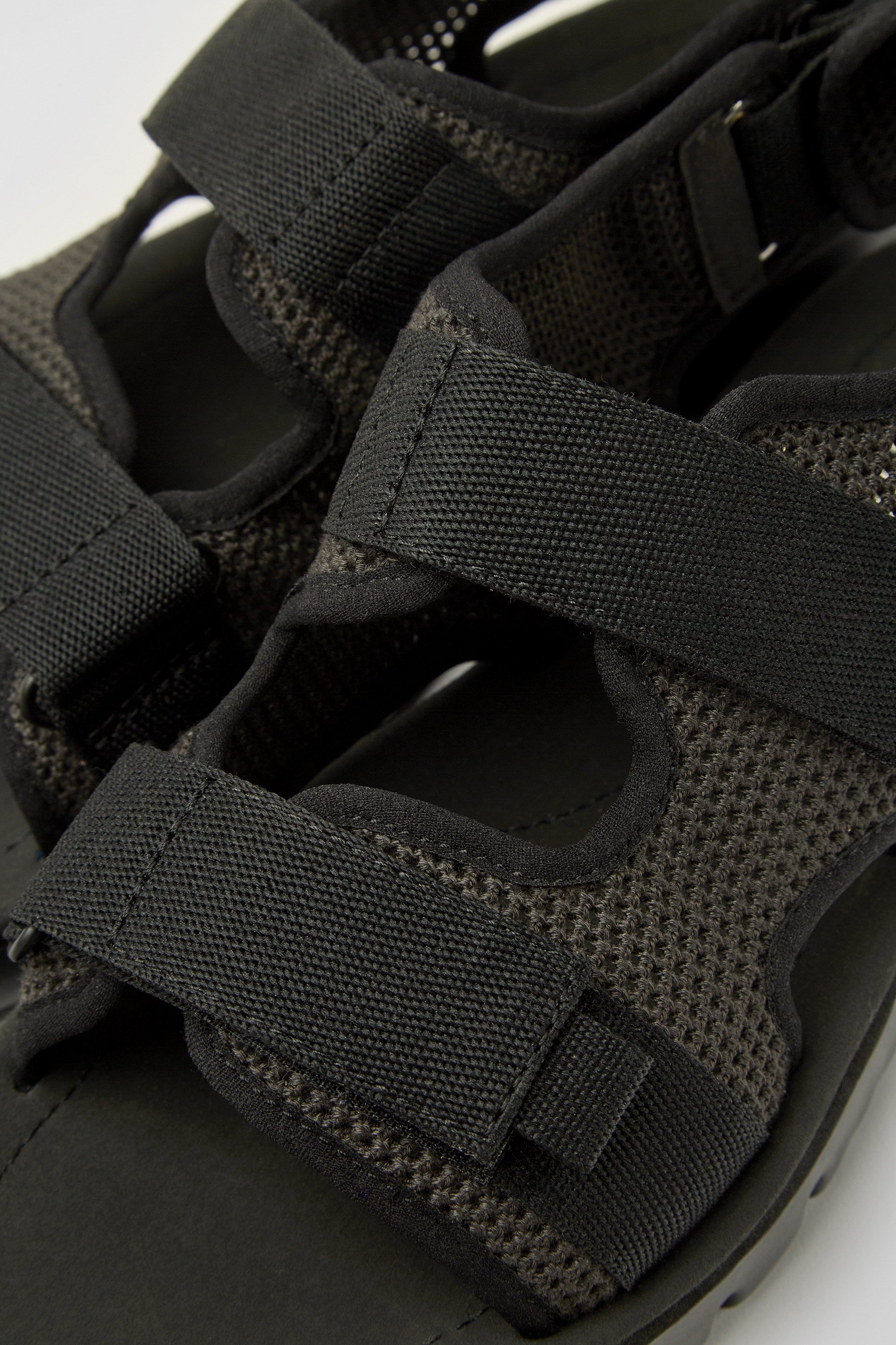 Oruga - Black and grey TENCEL Lyocell sandals for men
