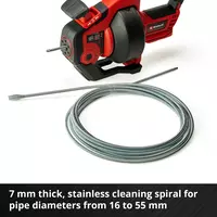 Cordless Drain Cleaner TE-DA 18/760 Li Solo