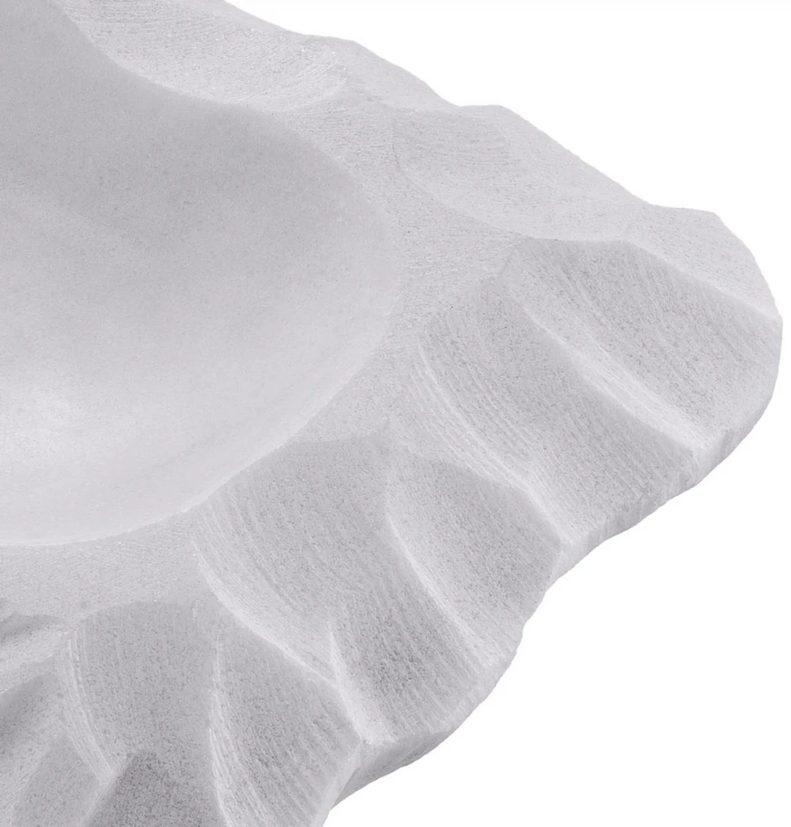 Casa Padrino bandeja de servicio de lujo blanco 31 x 18 x A. 2,5 cm - Bandeja rectangular de m¨¢rmol - Accesorios para Hoteles y Restaurantes de Lujo