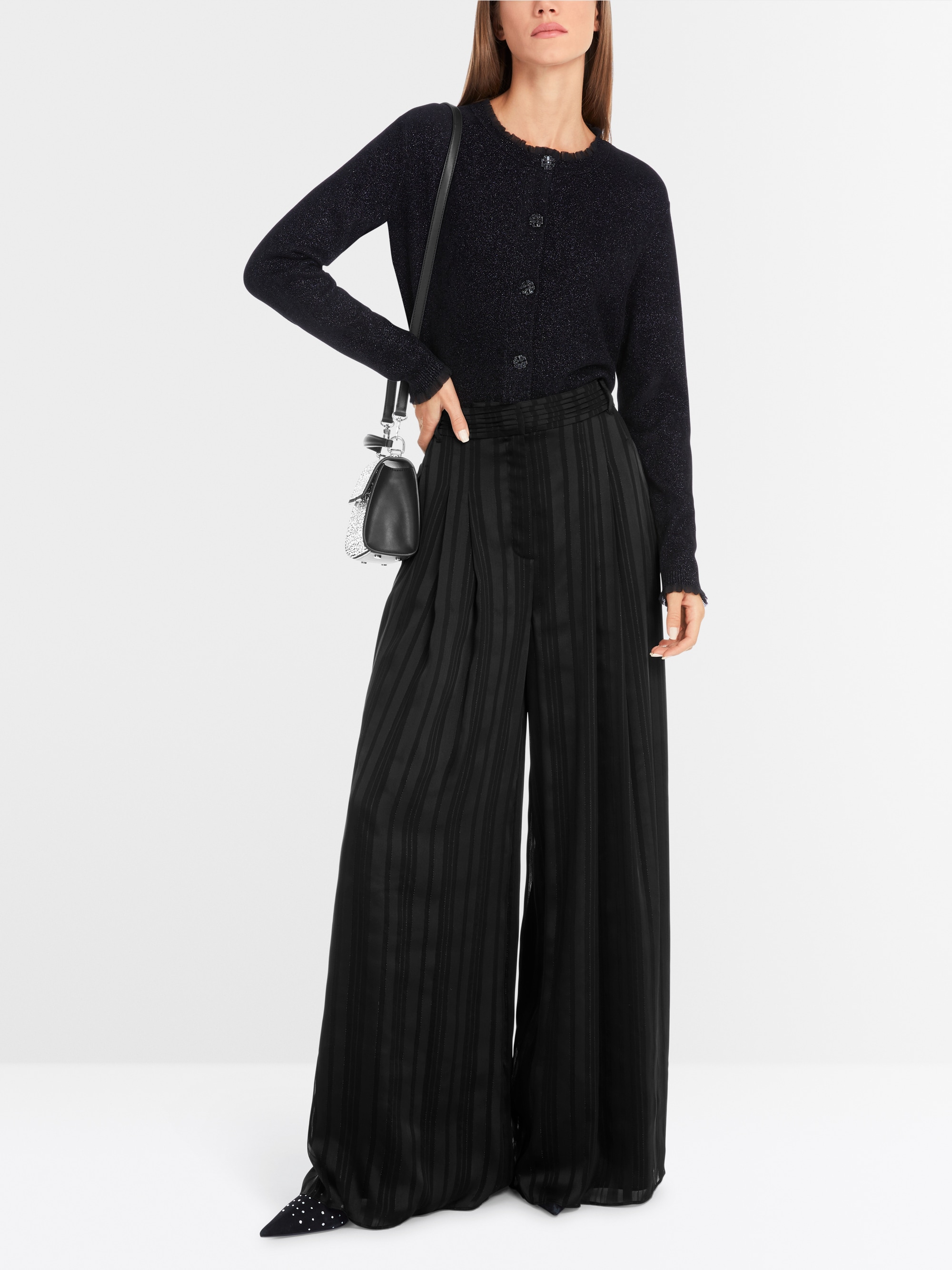 Marc-Cain WARANGAL wide trousers in palazzo style