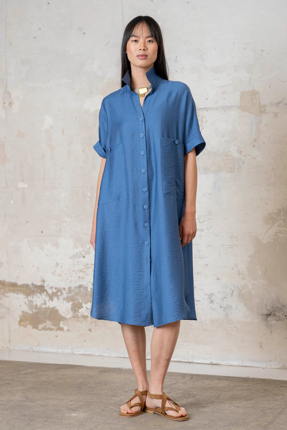 Rivera-spain Vestido Calcata azul