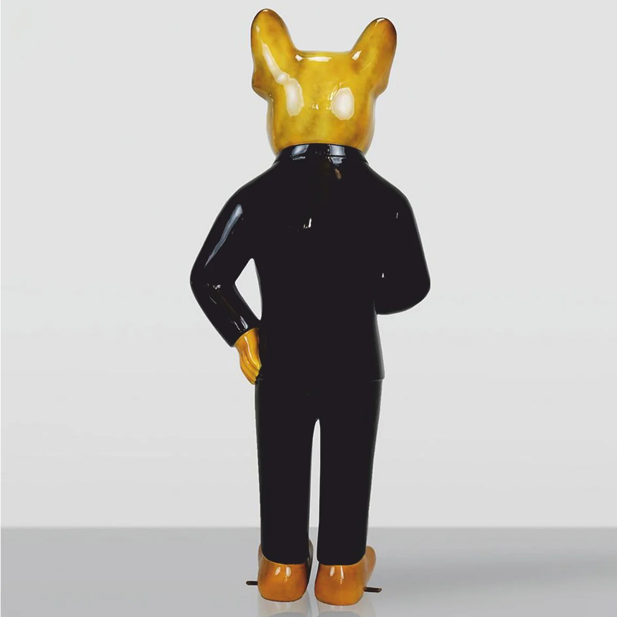 Casa Padrino escultura decorativa XXL bulldog con traje A. 170 cm - Figura decorativa grande