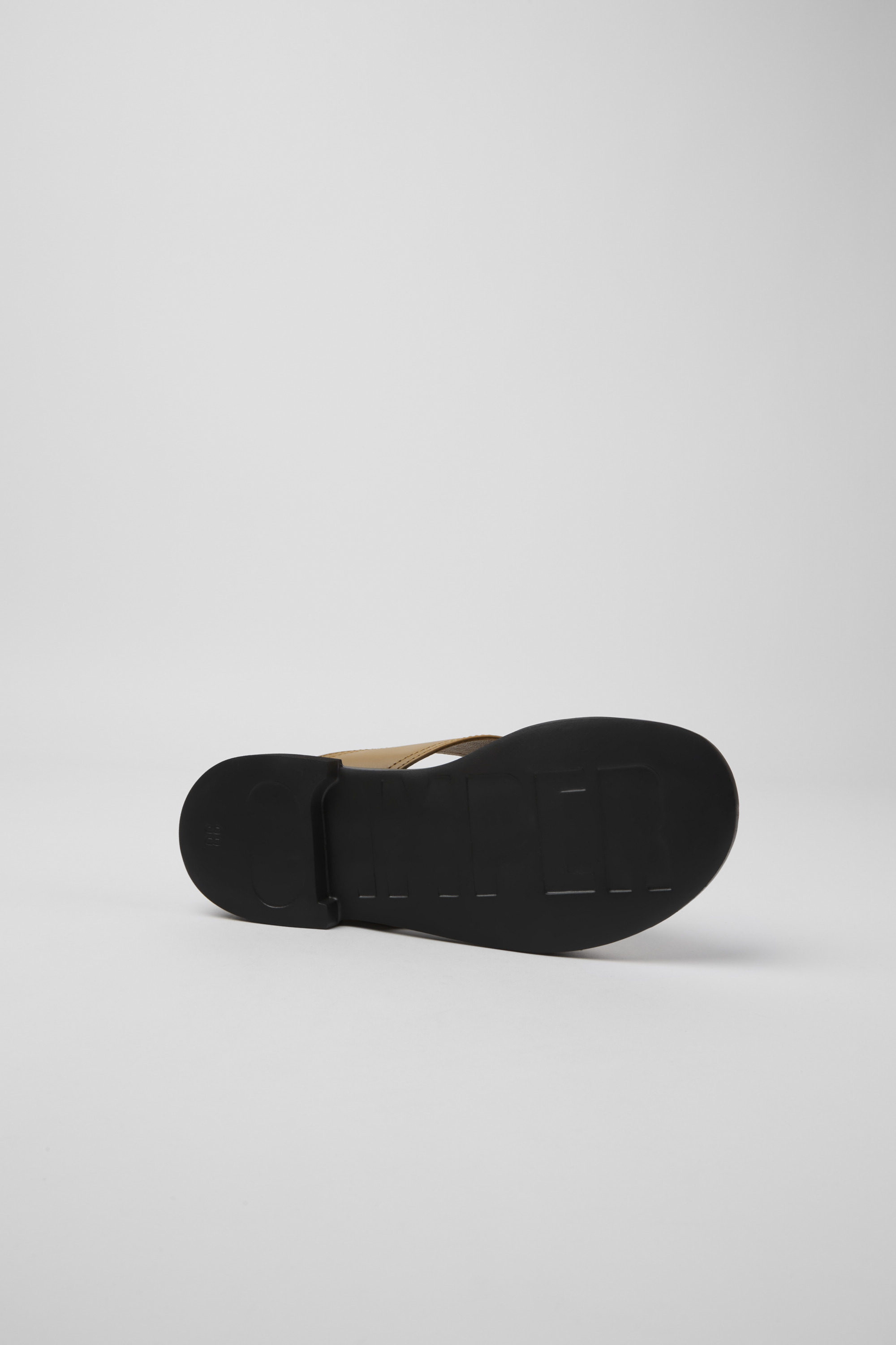 Edy - Brown leather sandals for women