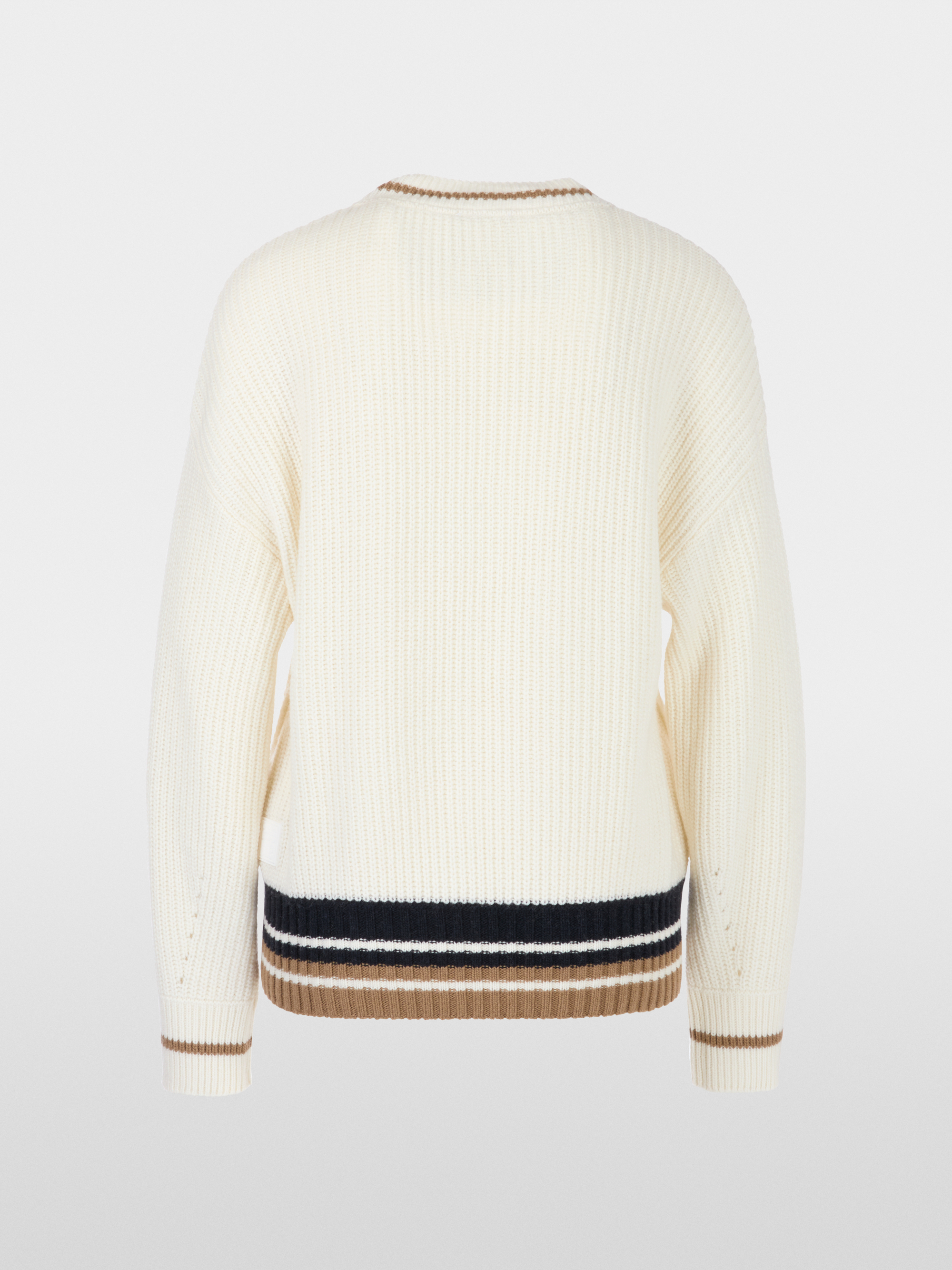 Marc-Cain Egg-shaped sweater – Knitted in Germany