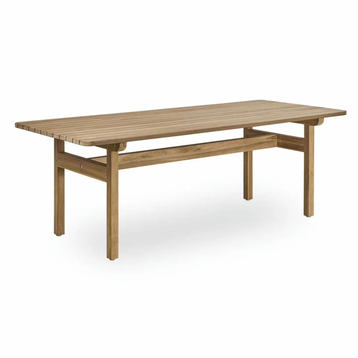 Casa Padrino Mesa de Jard¨ªn de Lujo Marr¨®n 205 cm - Mesa de Comedor de Jard¨ªn de Teca - Muebles de Jard¨ªn