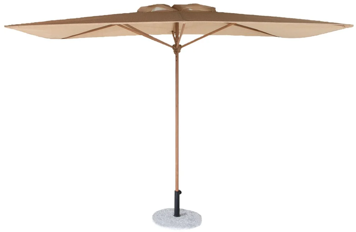 Casa Padrino sombrilla de lujo con soporte natural 300 x 200 cm