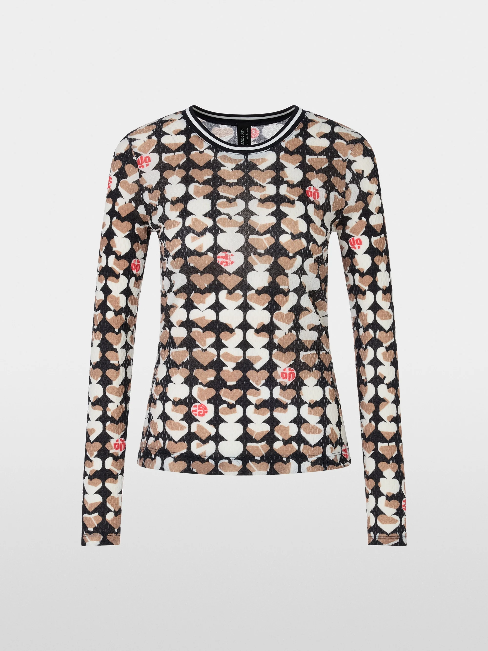 Marc-Cain Long-sleeve in crinkle print