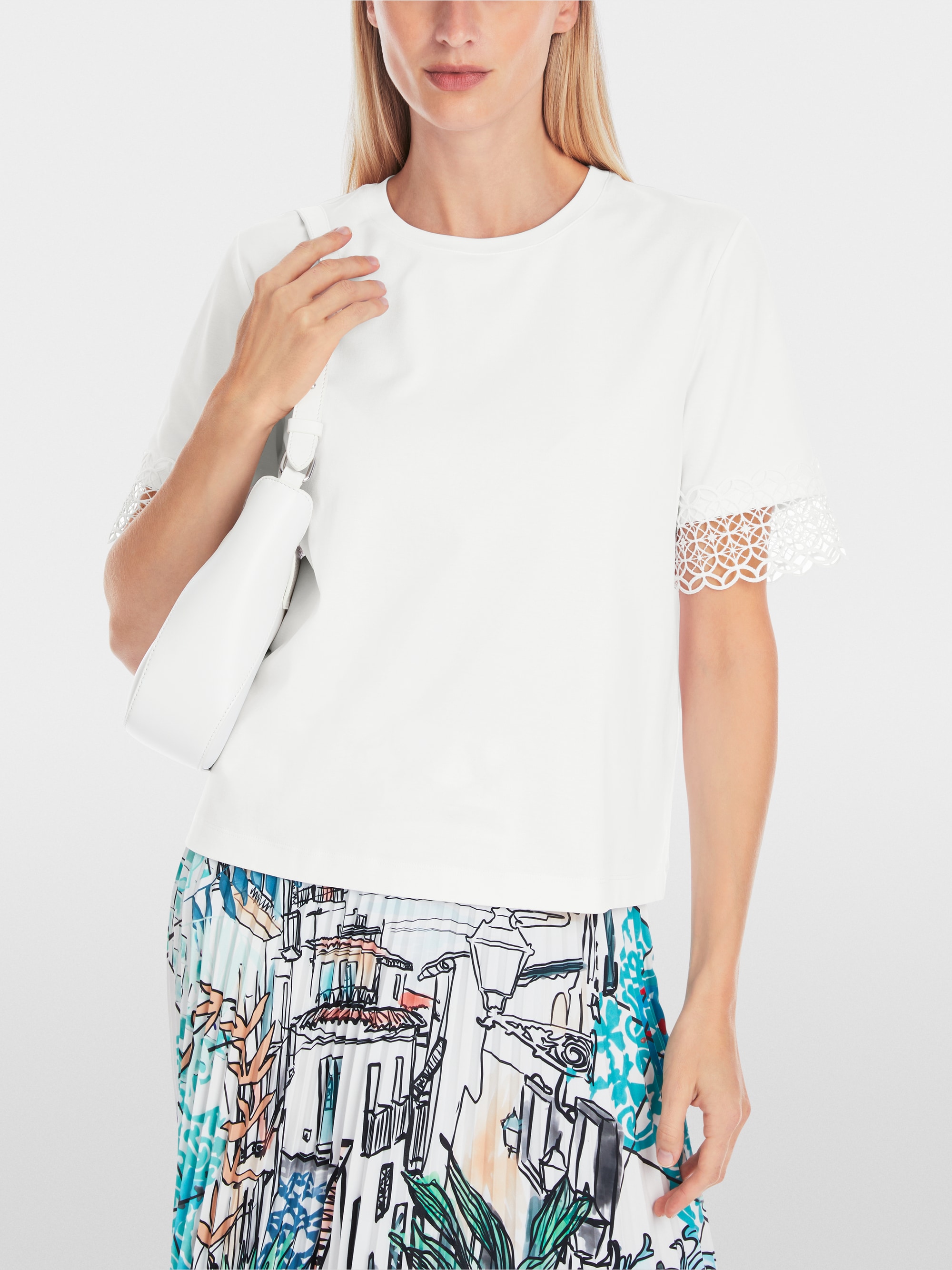 Marc-Cain T-shirt with lace trim