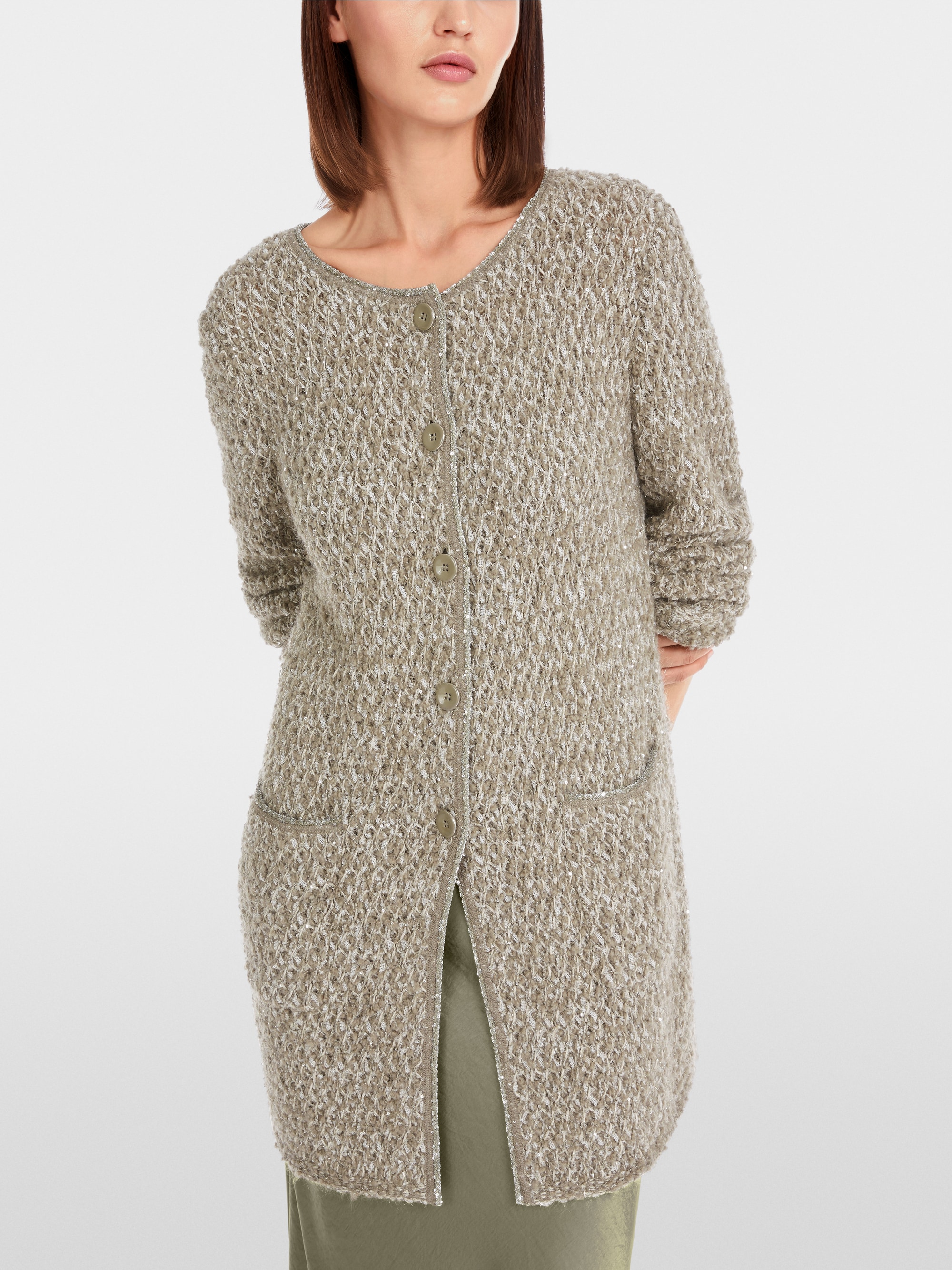 Marc-Cain Shimmering cardigan - knitted in Germany