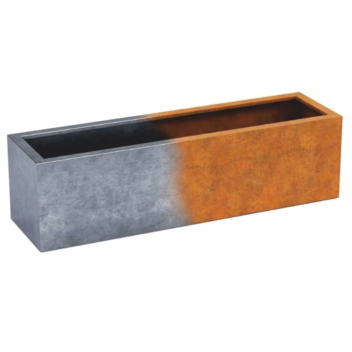 Casa Padrino banco de parque - Banco de ciudad con macetero 200 cm - Muebles de parque y exterior