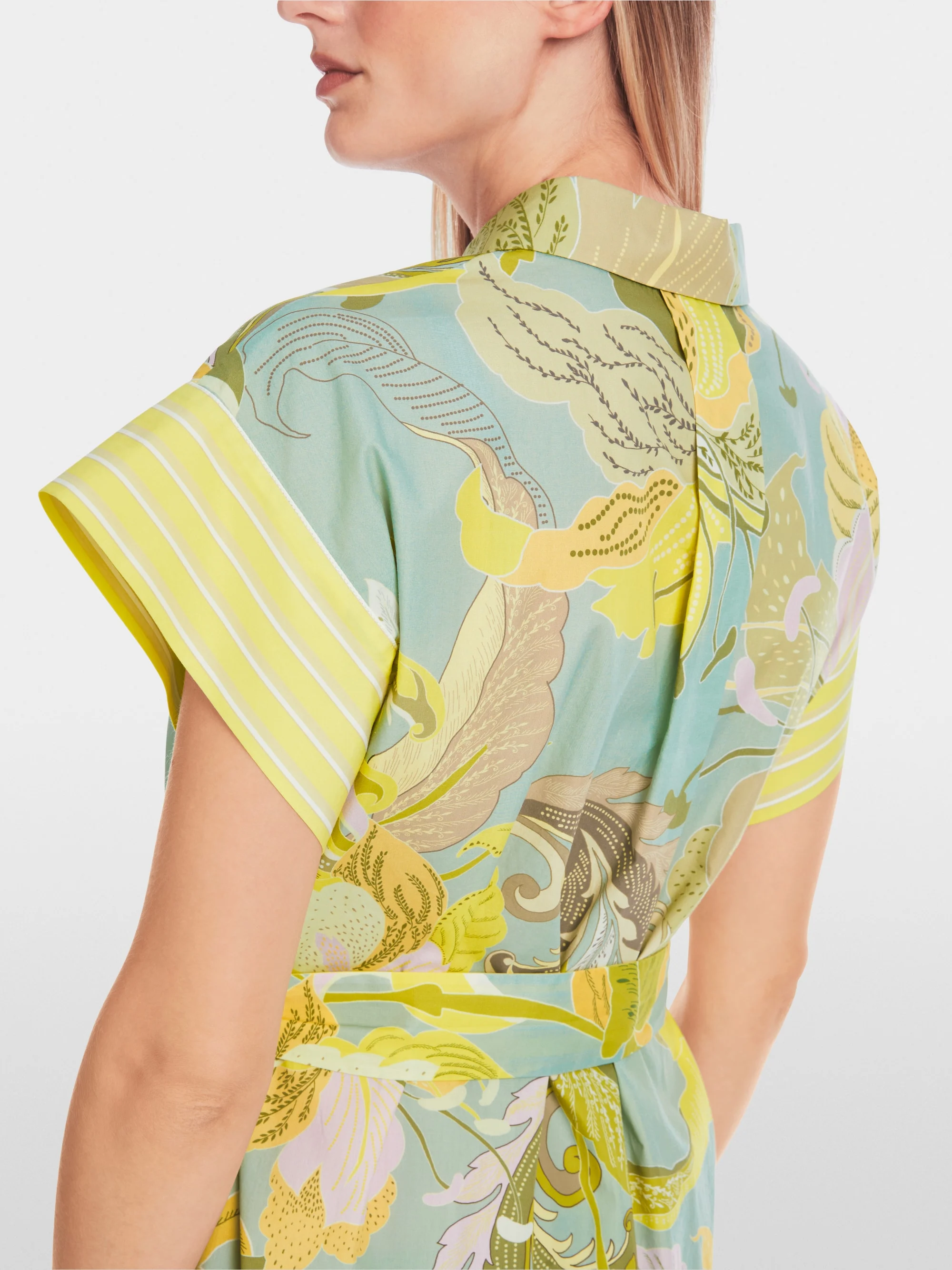 Marc-Cain Short shirt dress in material mix