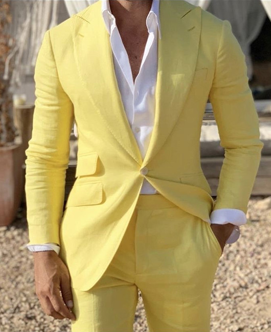 Daily Solid Color Lapel Collar Pockets Single Breasted Blazer