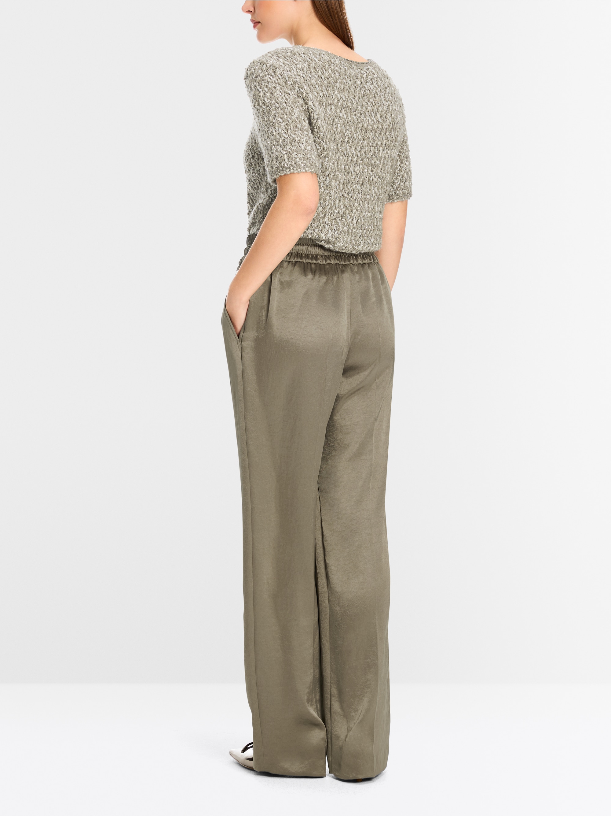 Marc-Cain WASHINGTON trousers with fine shimmer
