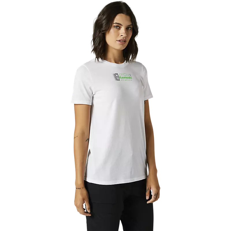 Womens Kawasaki White Tee