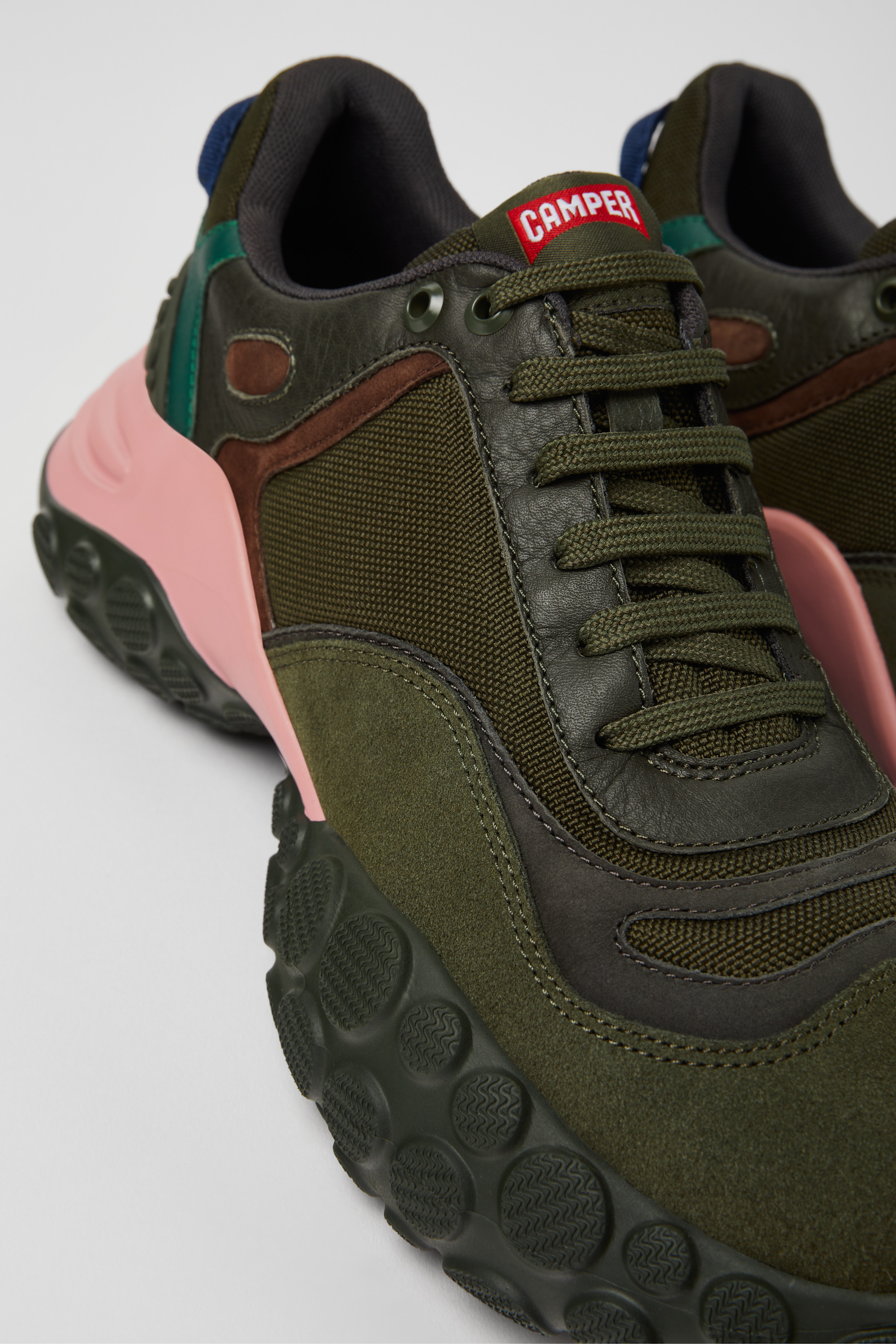 Pelotas Mars - Multicolored textile and nubuck sneakers for men