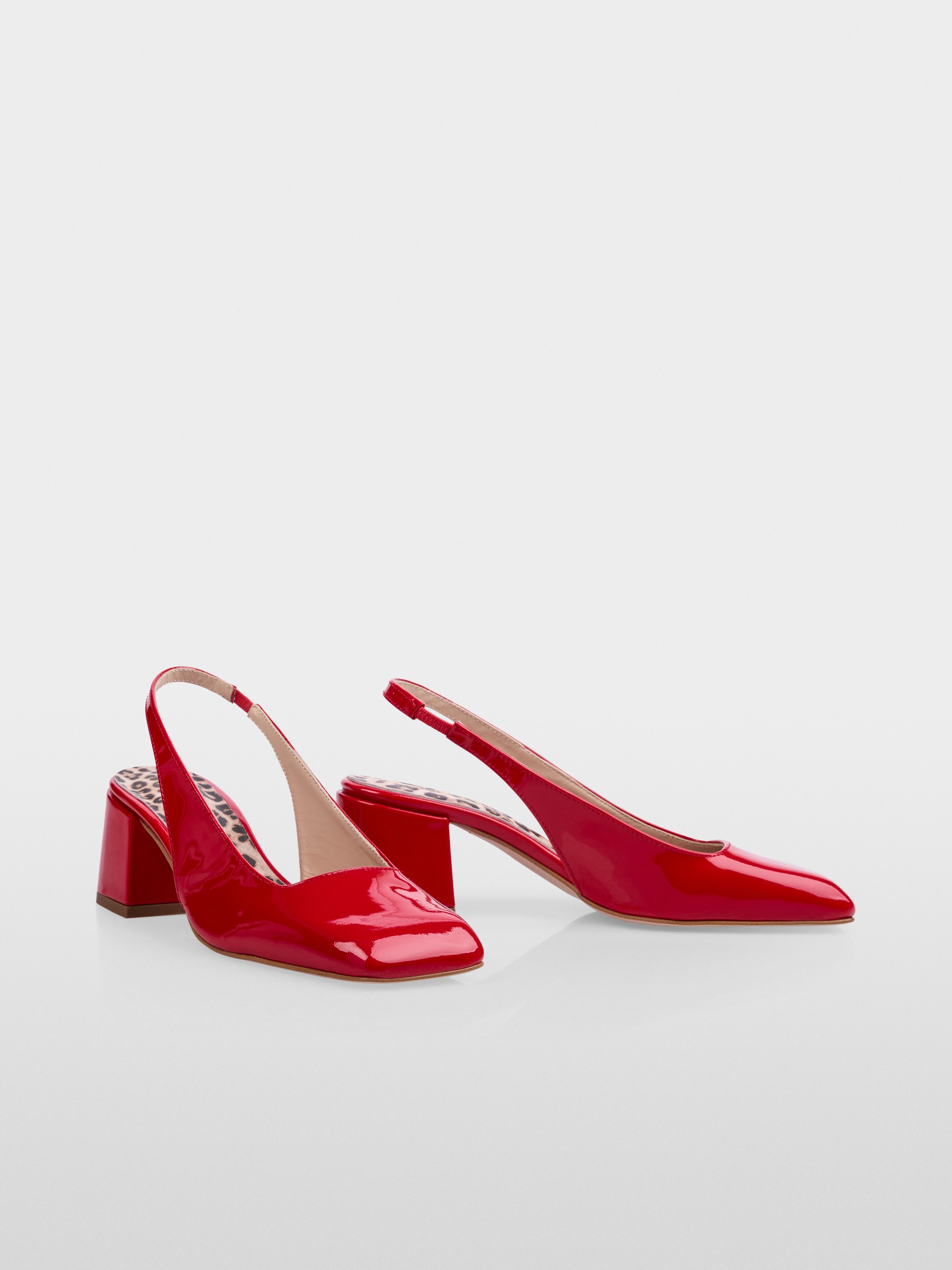 Marc-Cain Rethink Together patent slingbacks