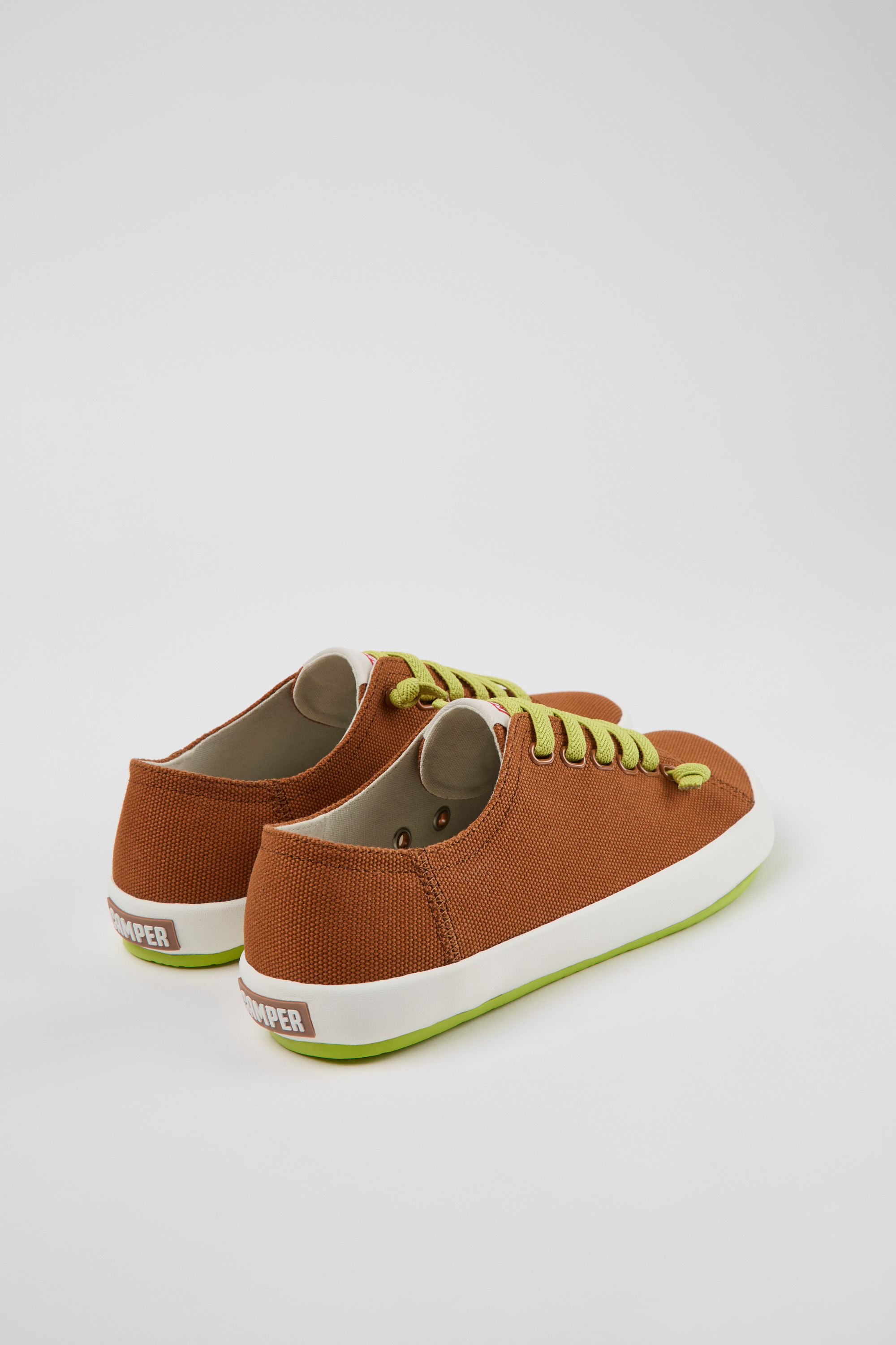 Peu Rambla - Beige textile sneakers for women