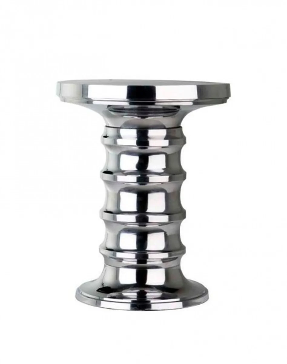 Casa Padrino luxury art deco designer aluminium side table 38 x H. 48 cm - Luxury Collection