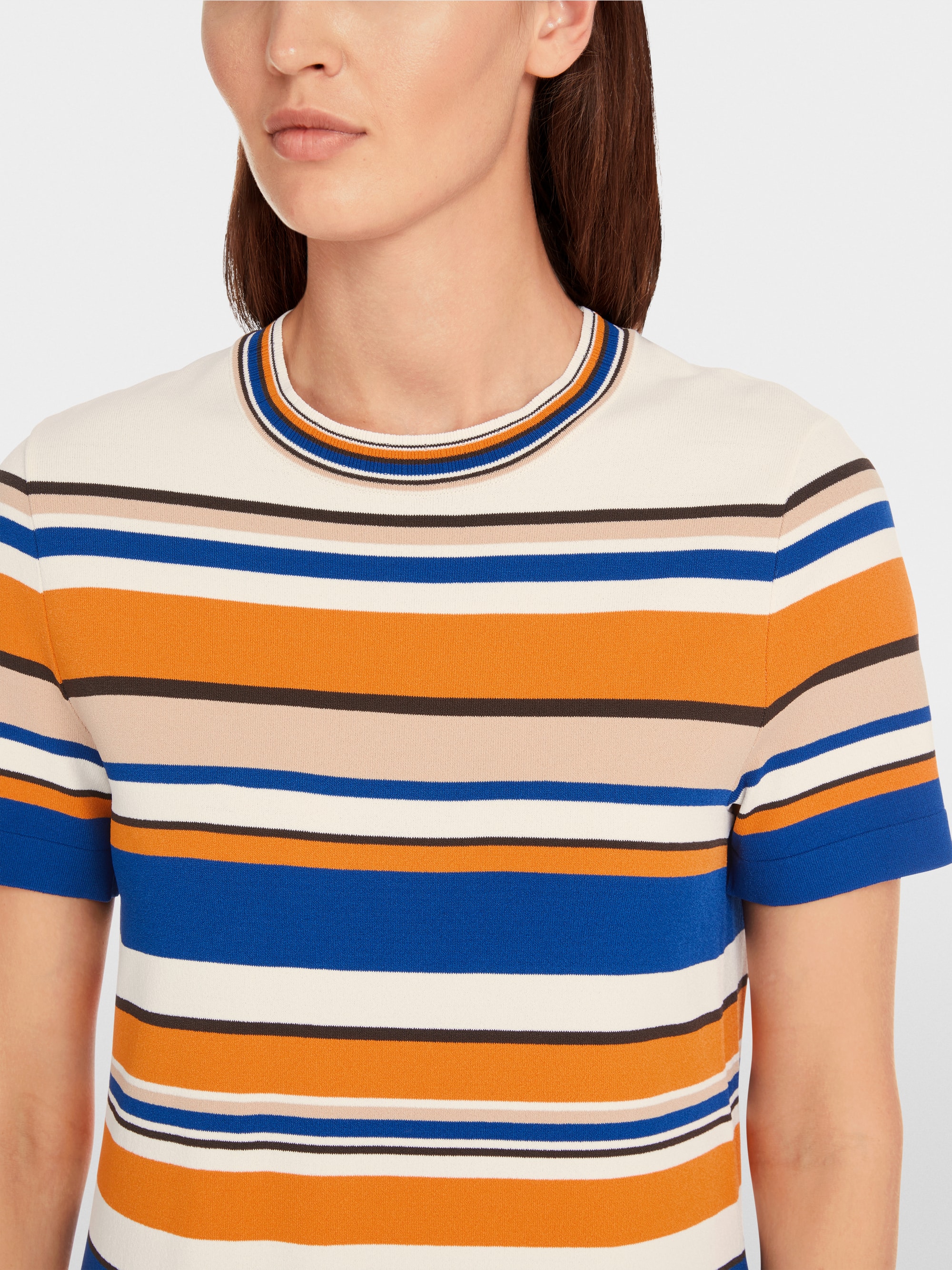 Marc-Cain Rethink Together striped dress