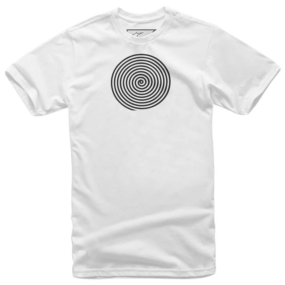 CAMISETA ALPINESTARS OSCAR SPIRAL BLANCO / NEGRO