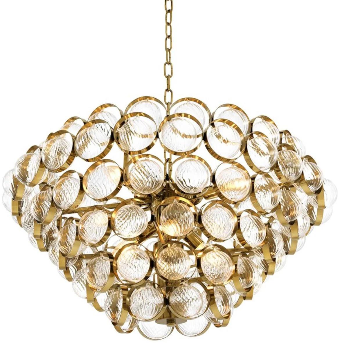 Casa Padrino araña de lujo oro Ø 72 x H. 40 cm - Edición Limitada