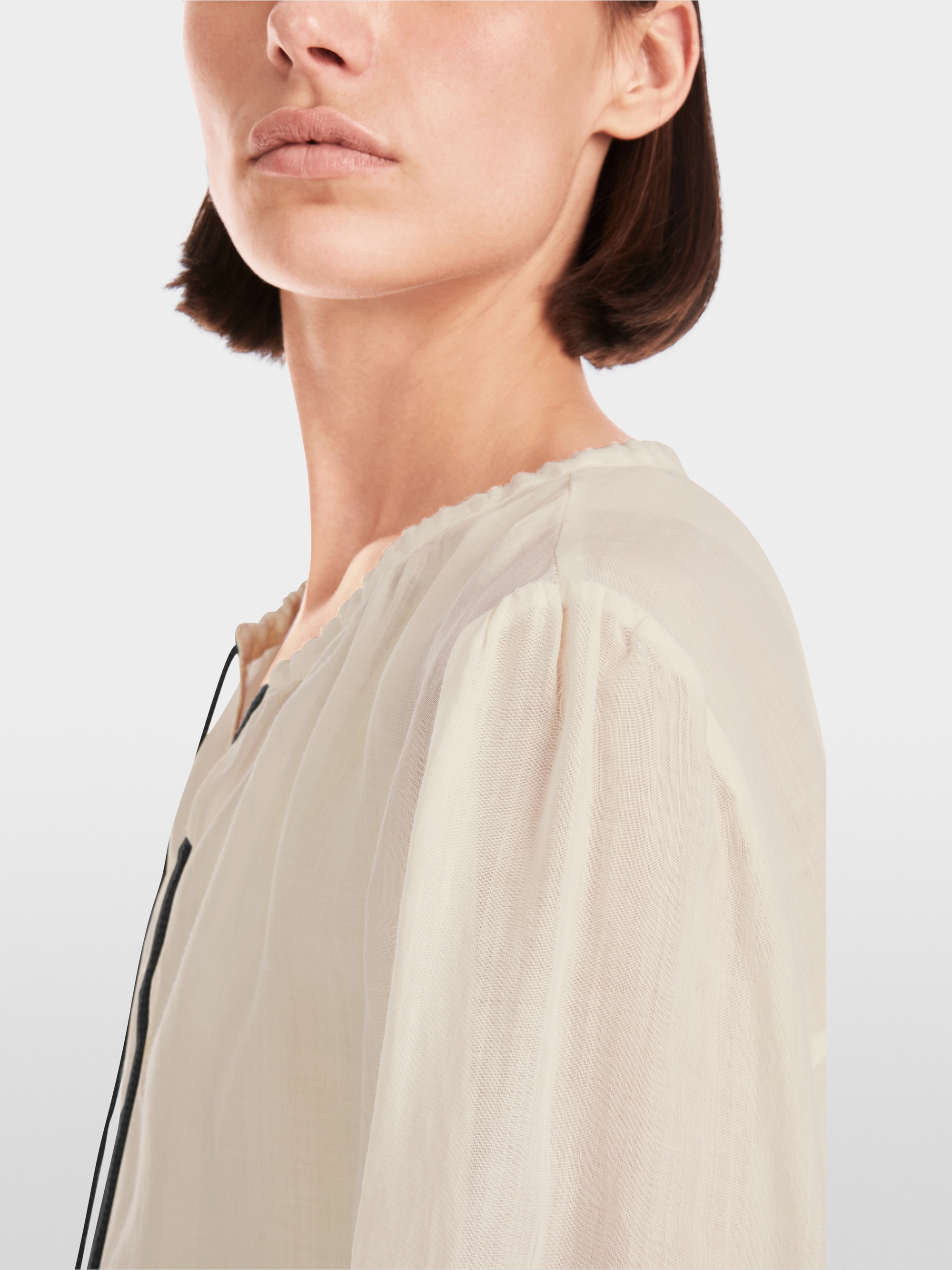 Marc-Cain Delicate blouse with tassels