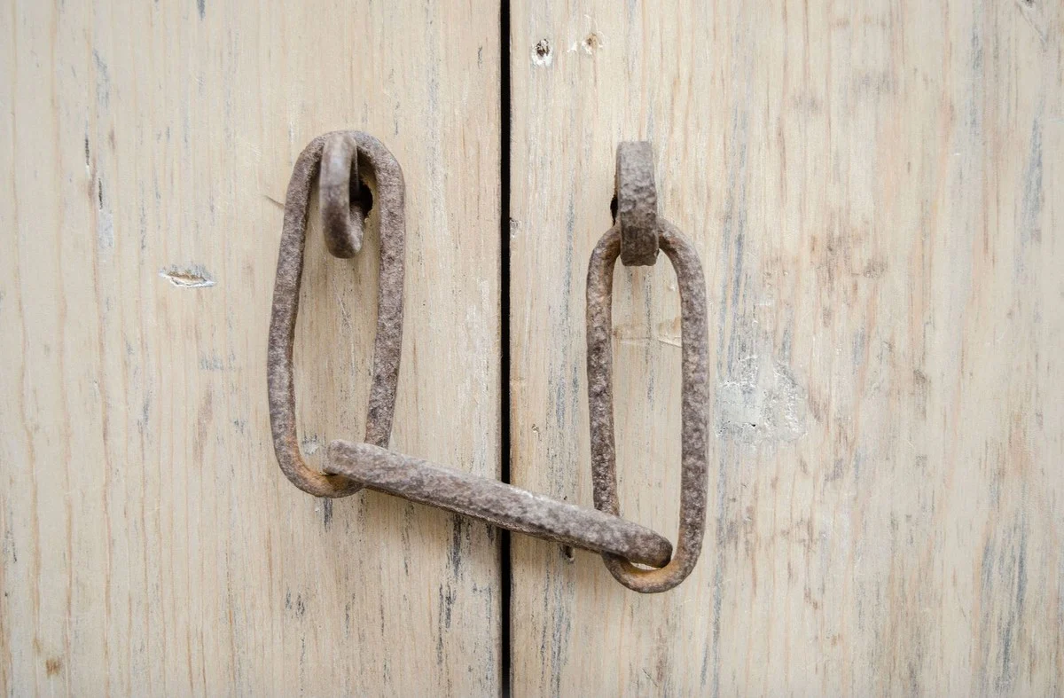 Casa Padrino country style cabinet natural colors 75 x 40 x H. 180 cm - Country Style Cabinet